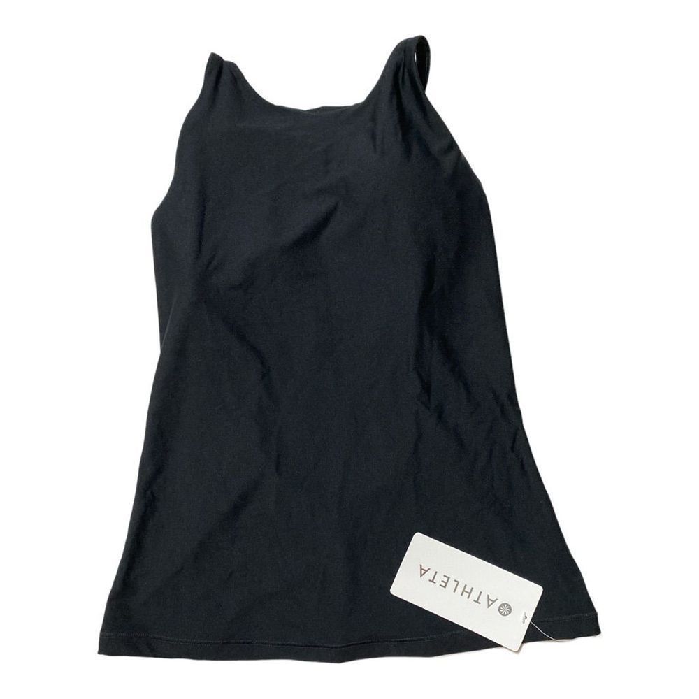 Athleta High Neck Keyhole Tankini NWT Black XS​
